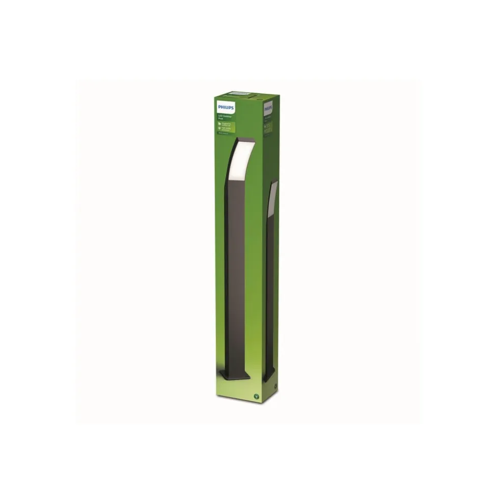 Philips LED-vejlampe Splay, 96 cm, 4.000 K, antracit, IP44