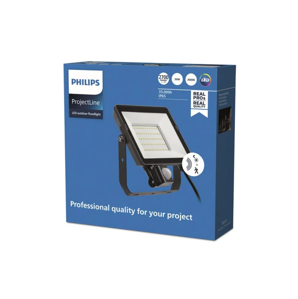 Philips ProjectLine udendørs spotlampe Sensor 3000K 30W