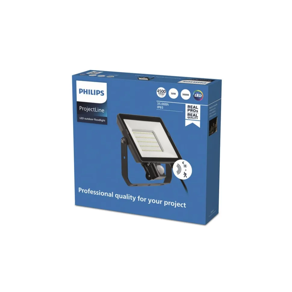 Philips ProjectLine udendørs spotlampe Sensor 3000K 50W