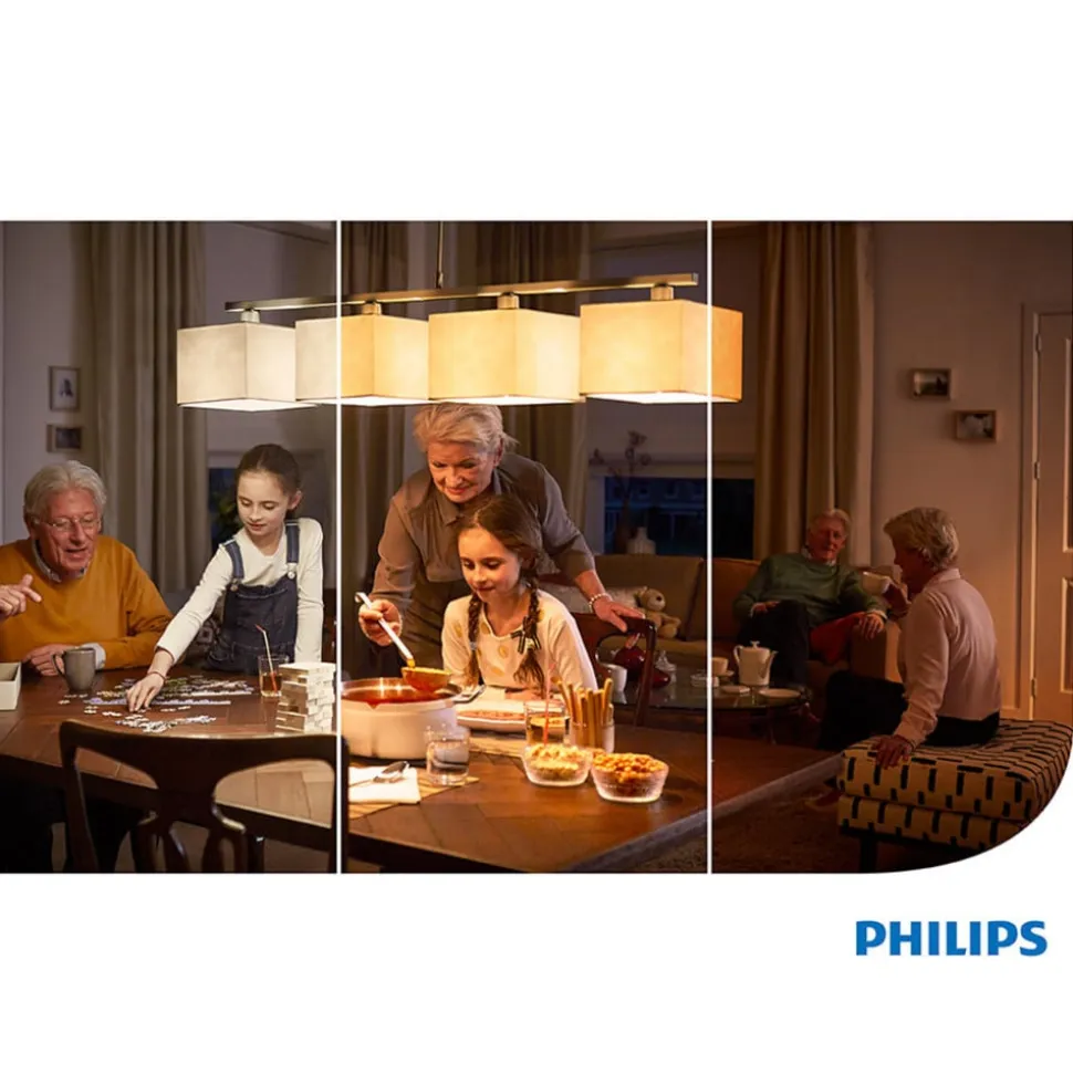 Philips SceneSwitch E14 LED-stearinlys 4,3 W glødetråd