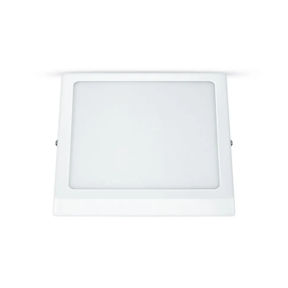 Philips Slim Surface LED 4.000 K kantet 21cm hvid