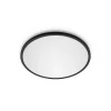 Philips SuperSlim LED-loftlampe, IP44, Ø 29,5 cm, sort