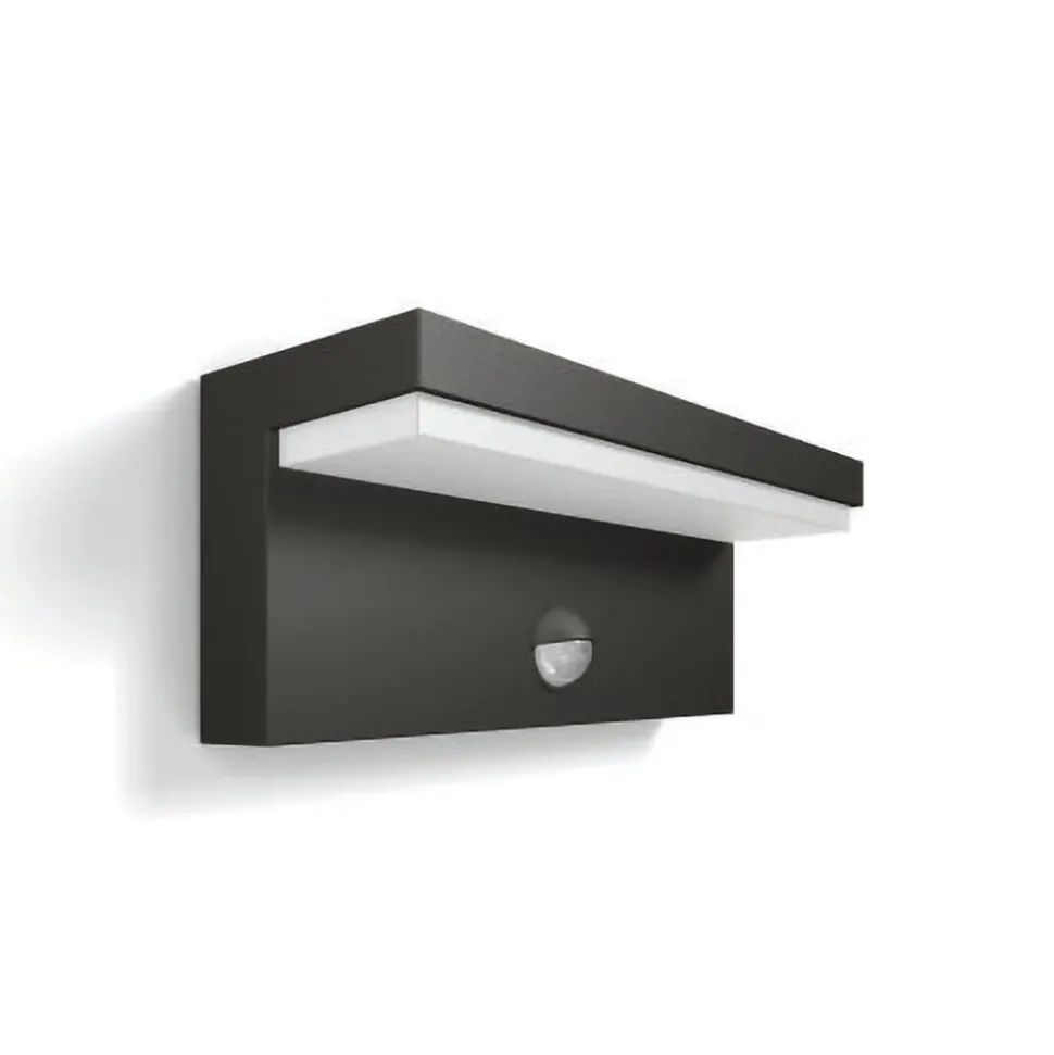 Philips udendørs LED-væglampe Bustan Sensor, 4.000 K