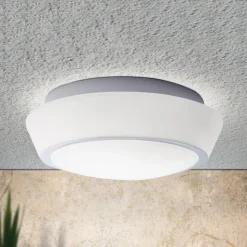 Pia glasloftlampe med IP44, 30 cm