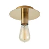 Piatto loftlampe med E27-fatning, messing