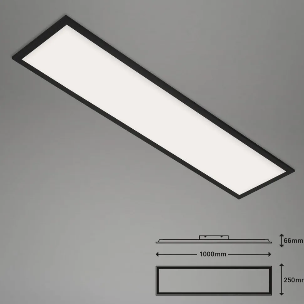 Piatto S WiFi LED-loftlampe Bluetooth CCT fjernb.