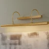 PICTURE lang gallerilampe poleret messing