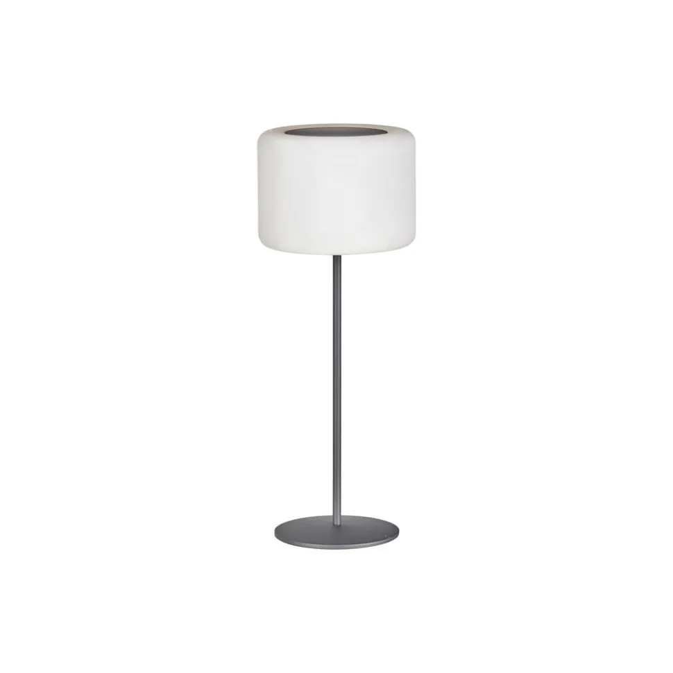 Pino LED-akku-bordlampe, solar, sandsort