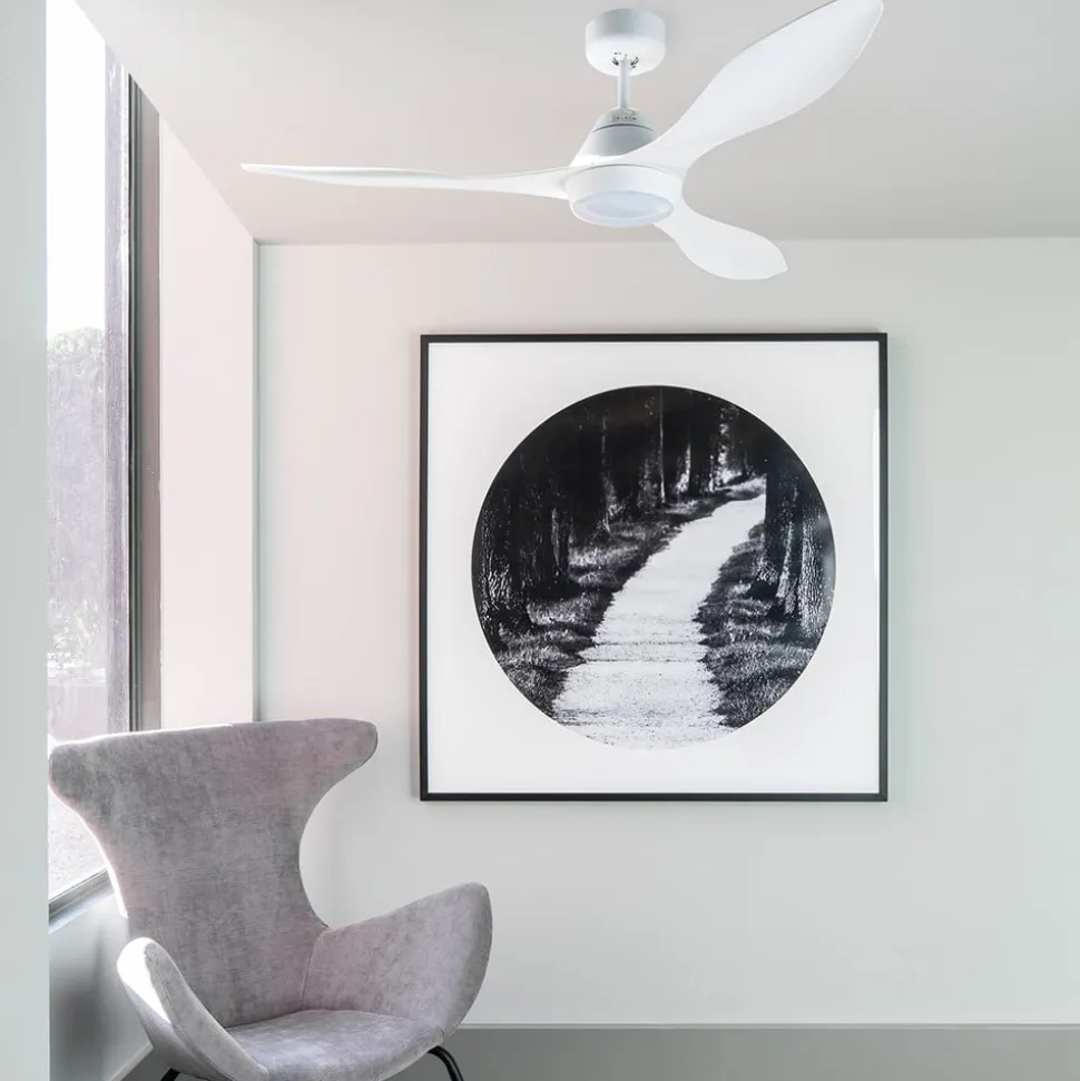 Polaris L LED-loftventilator, 3 blade, hvid