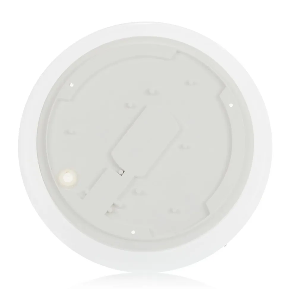 Pollux loftlampe, Ø 27 cm, plast, bevægelsessensor