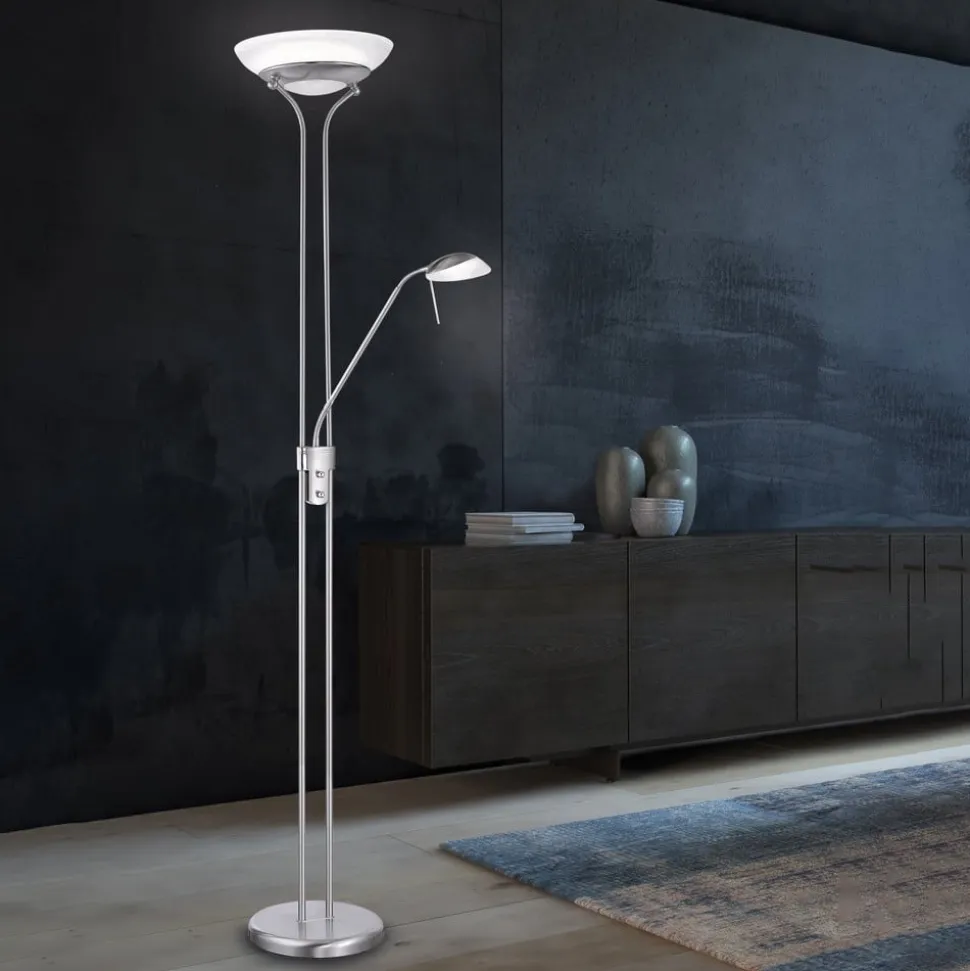 Pool LED-gulvlampe med læsearm, CCT-funktion