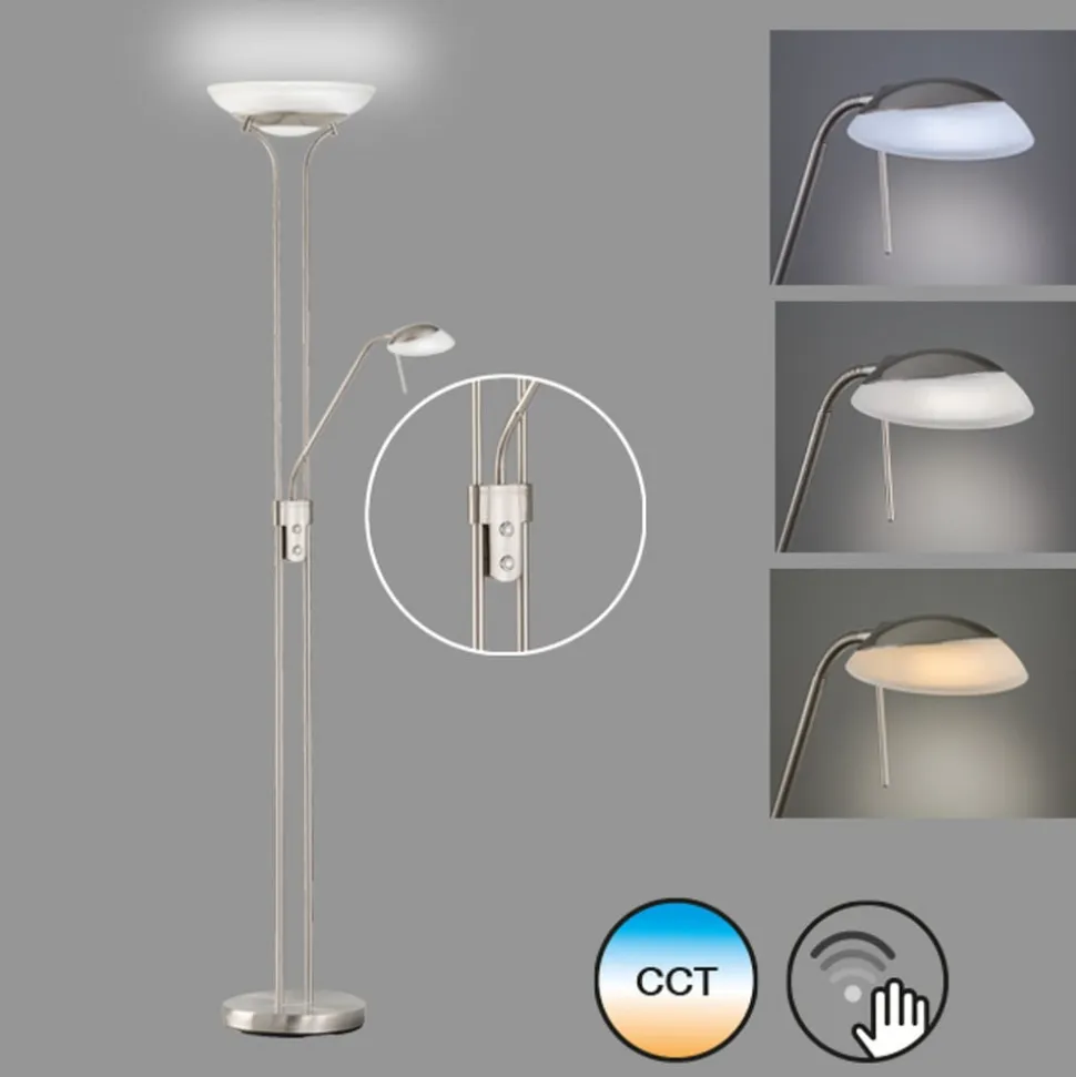 Pool LED-gulvlampe med læsearm, CCT-funktion