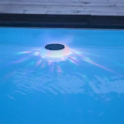Pool Light LED-pool-lys solcelle flerfarvet, hvid