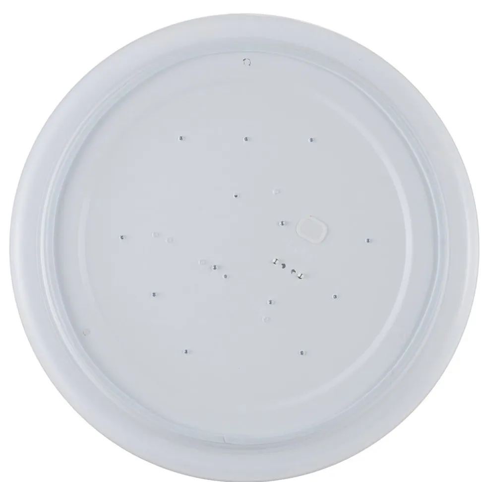Porz LED-loftlampe IP44, HF-sensor, hvid