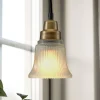 PR Home Emmi hængelampe, antik messingfarve, Ø 12 cm