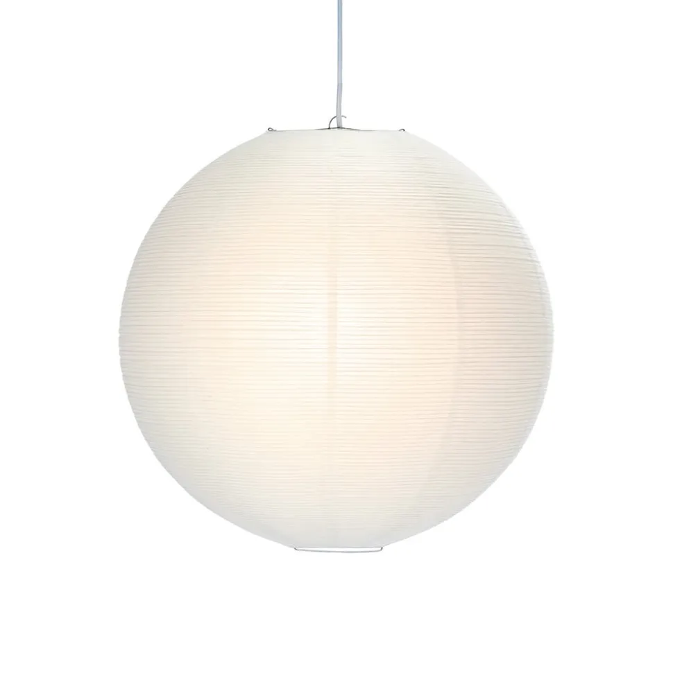 PR Home Haru hængelampe, papir, hvid, Ø 50 cm, globus
