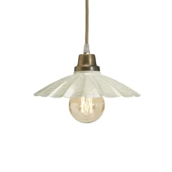PR Home Hængelampe Ester, offwhite, Ø 24 cm, jern stik