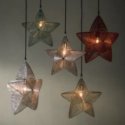 PR Home Rigel dekostjerne af metal Ø 50 cm sølv