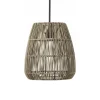 PR Home udendørs hængelampe Saigon, grå, Ø 28 cm, kabel 2,5 m
