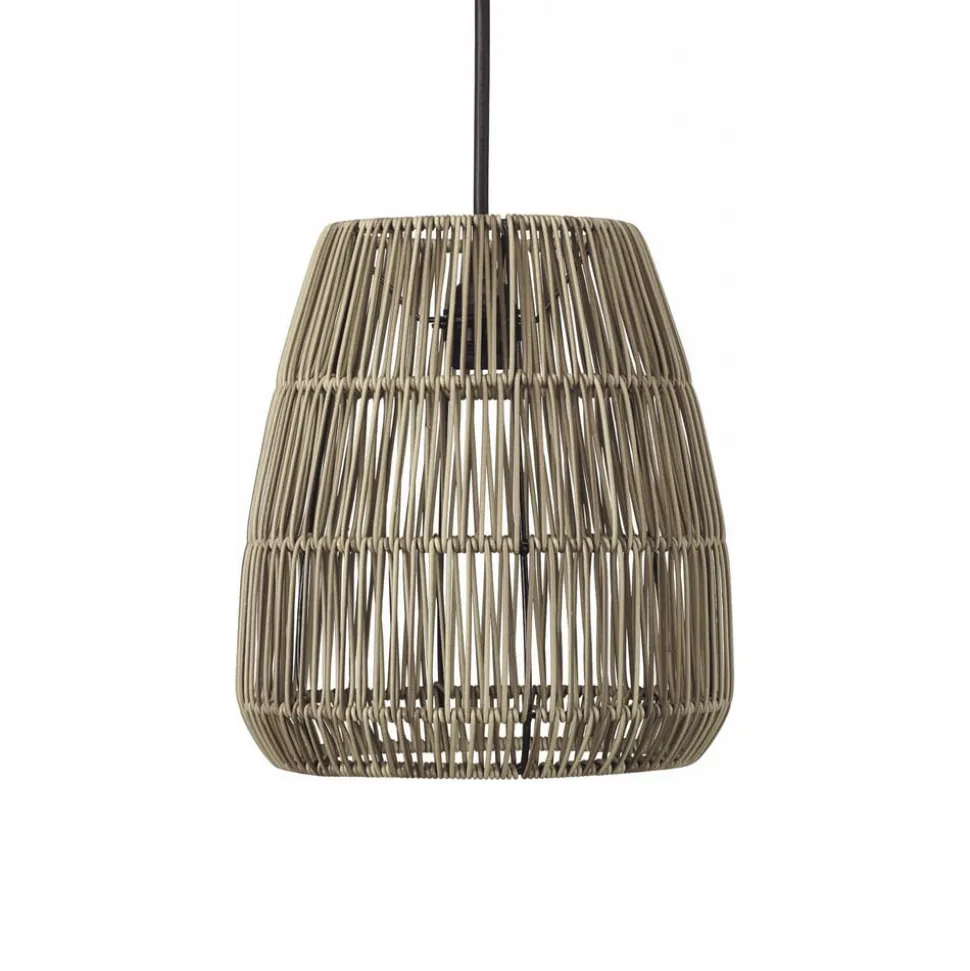 PR Home udendørs hængelampe Saigon, grå, Ø 28 cm, kabel 2,5 m