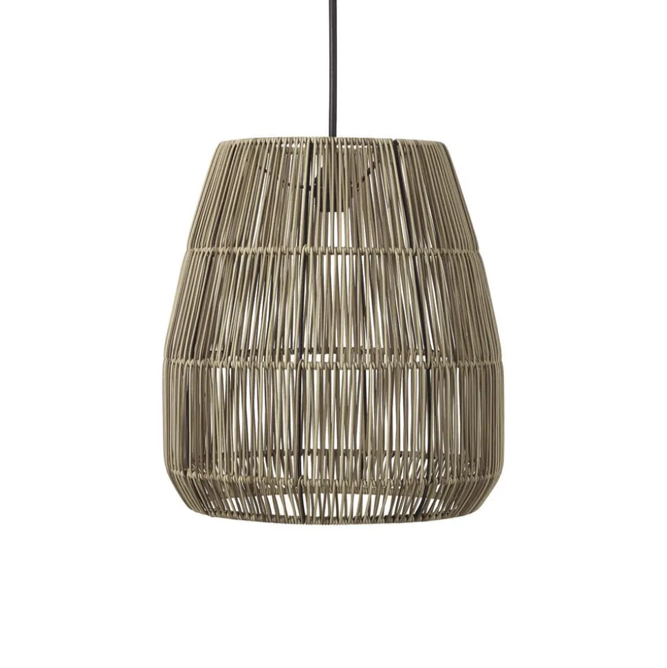 PR Home udendørs hængelampe Saigon, grå, Ø 38 cm, kabel 2,5 m