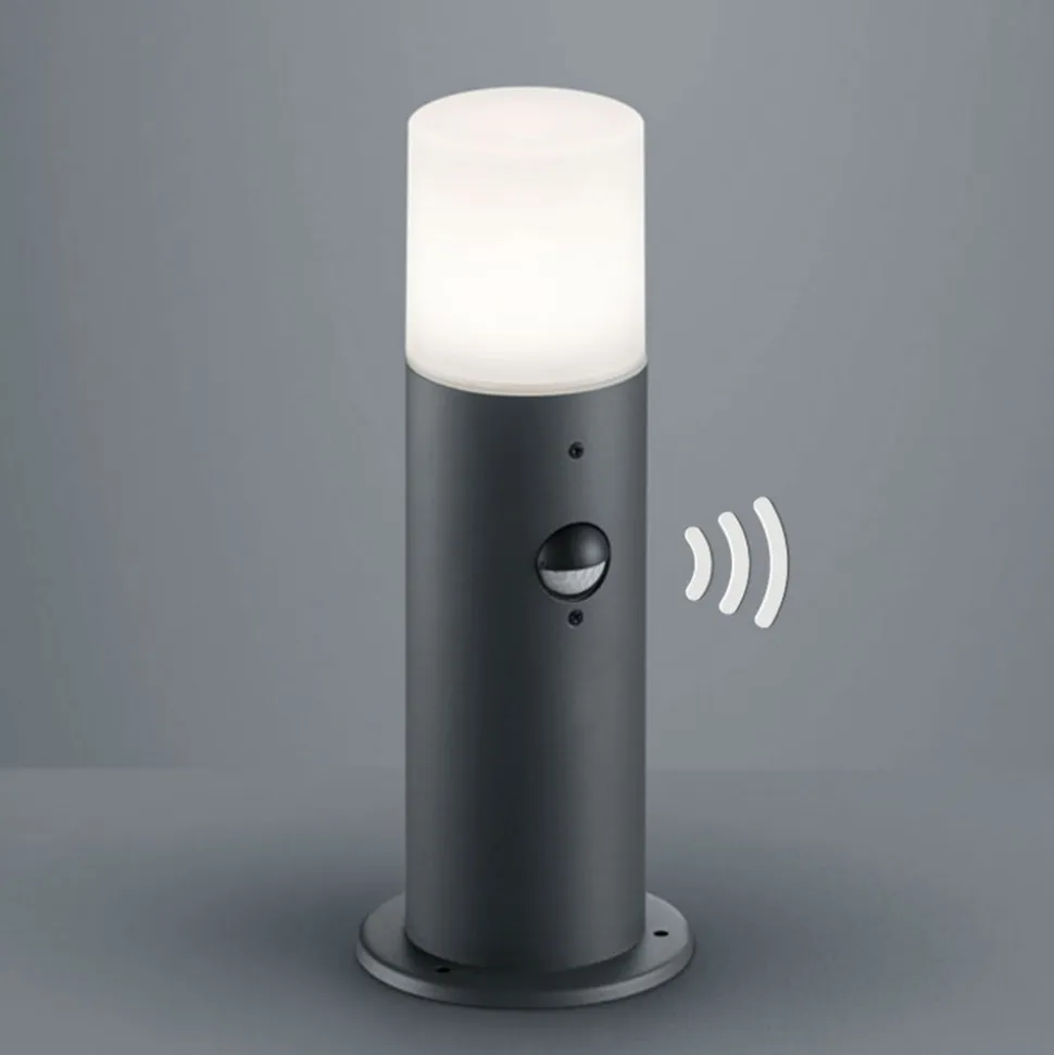Praktisk sokkellampe Hoosic med sensor