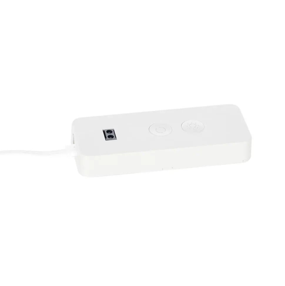 Prios Ashtonis LED-underskabsbelysning, kantet, 40 cm