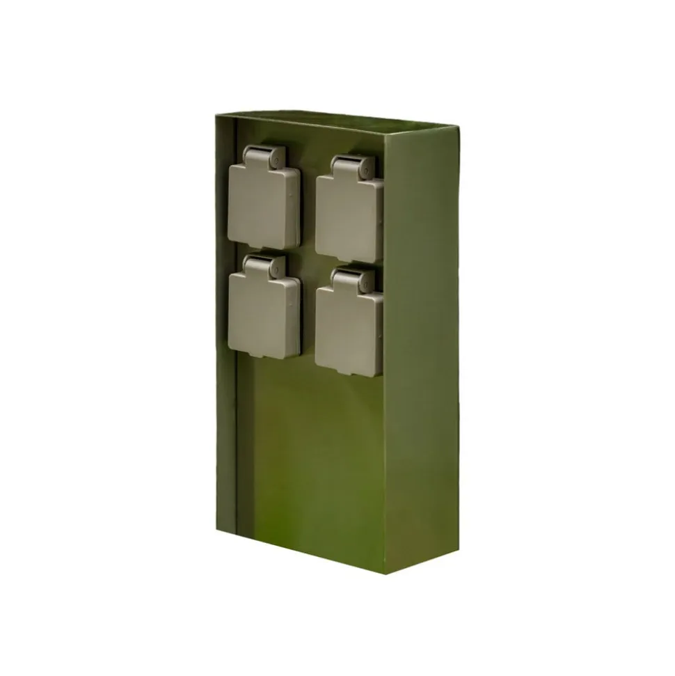 Prios Foranda energisøjle, 4 stk., stål, 40 cm