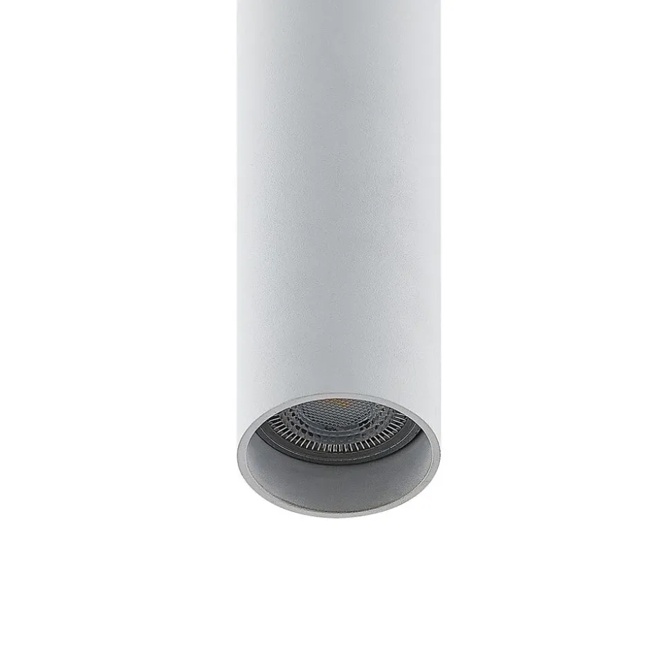 Prios hængelampe Neliyah, Ø 6 cm, hvid, metal, GU10