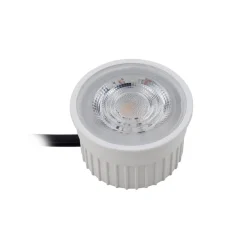 Prios indbygget loftspot Fibur med LED-modul, beige, sæt med 10 stk