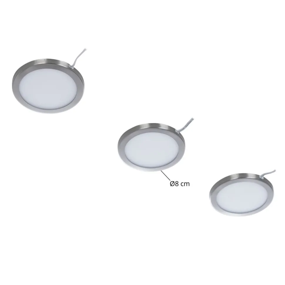 Prios Jopos LED-møbellampe i sæt med 3 stk