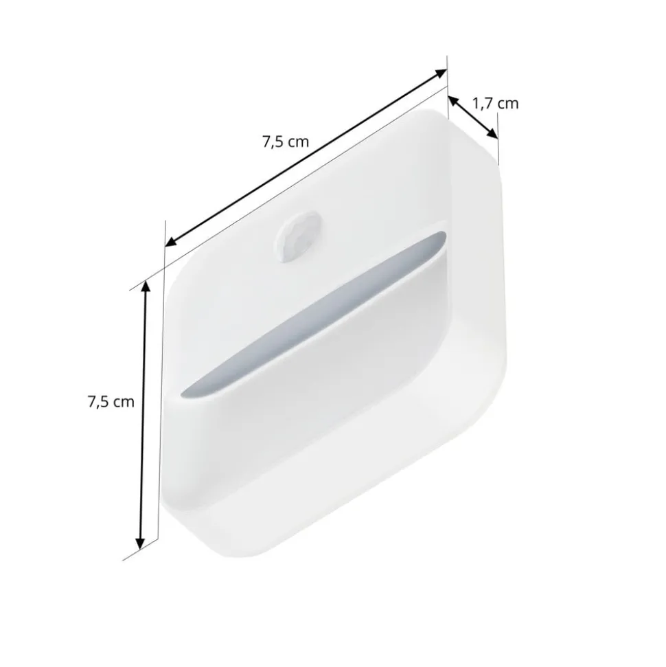 Prios LED genopladelig møbellampe Kaleon, USB, bevægelsesdetektor