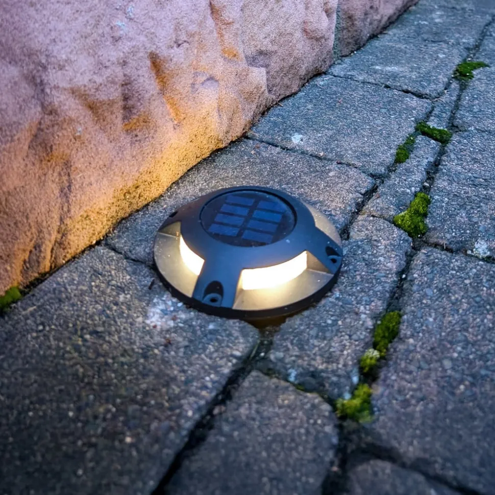 Prios LED gulv-spotlight med LED Selius, antracit, IP67