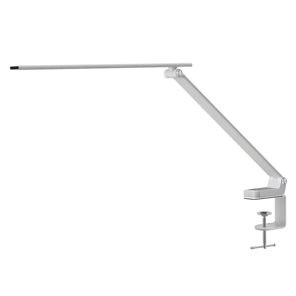 Prios LED-bordlampe Tamarin, højde 40 cm, hvid, dæmpbar