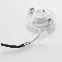 Prios LED-indbygningslampe Cadance, hvid, 12 cm, CCT, IP44