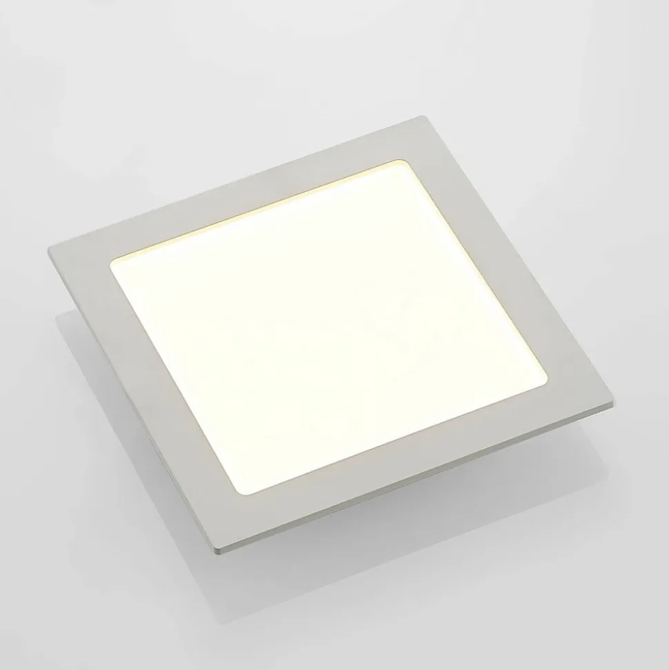 Prios LED-indbygningslampe Helina, hvid, 22 cm, 18 W, dæmpbar