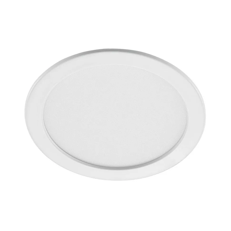 Prios LED-indbygningslampe Cadance, hvid, 24 cm, CCT, IP44
