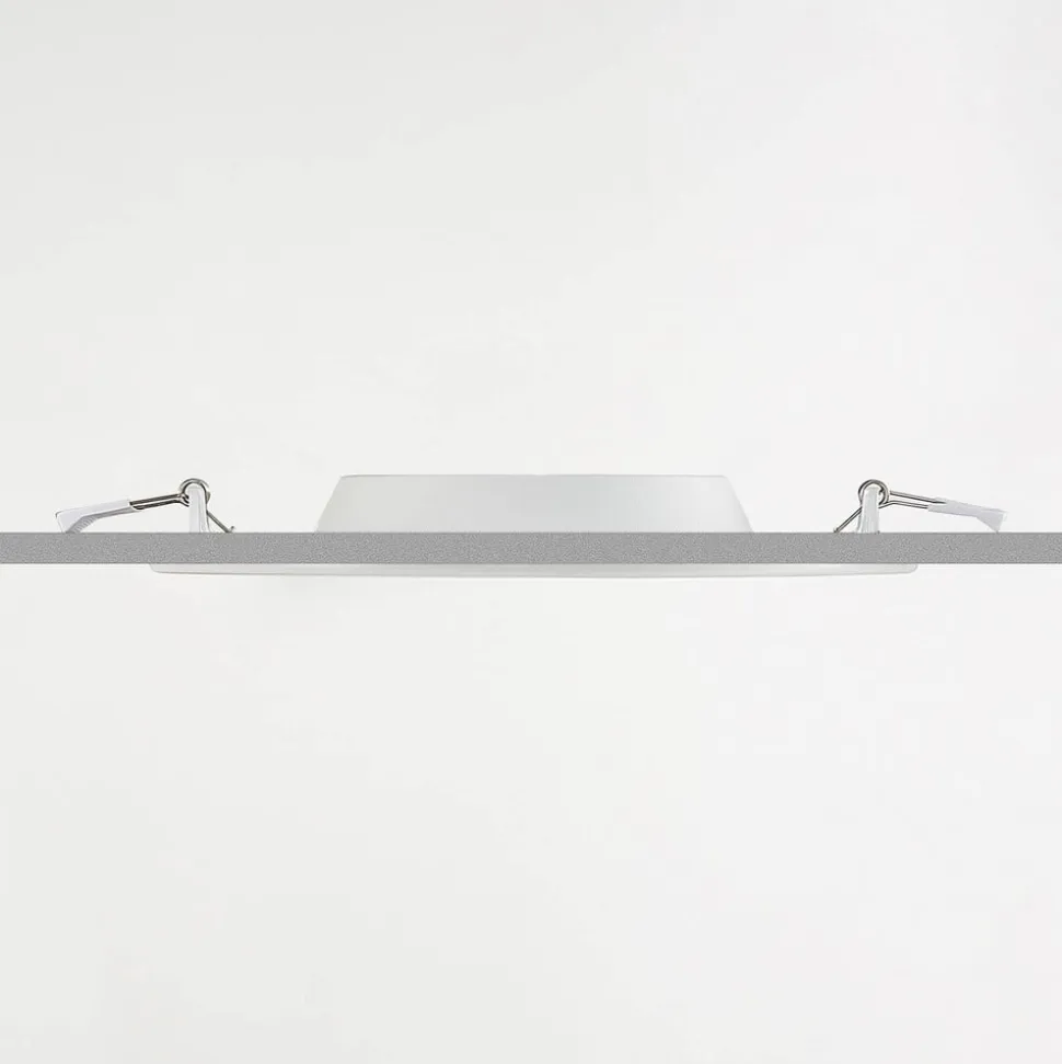 Prios LED-indbygningslampe Cadance, hvid, 24 cm, CCT, IP44