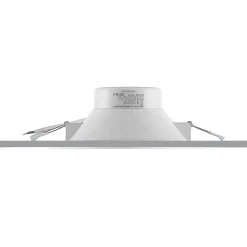 Prios LED-indbygningsspot Rida, hvid. Ø 23 cm, 25W, CCT, IP44