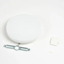 Prios LED-loftlampe Artin, Ø 33 cm, hvid, CCT, IP65