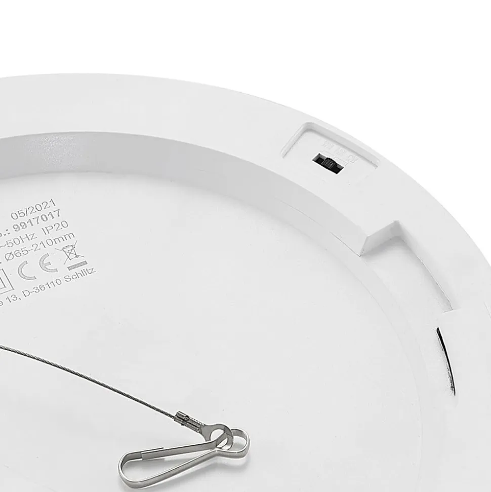 Prios LED-loftlampe Aureka, sæt med 3, sensor, Ø 23 cm, hvid