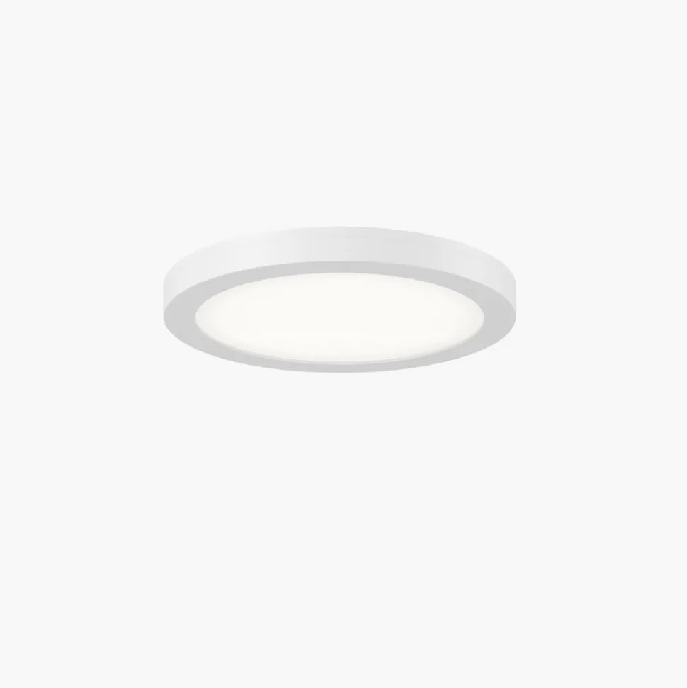 Prios LED-loftlampe Aureka, bevægelsessensor, Ø 23 cm, hvid