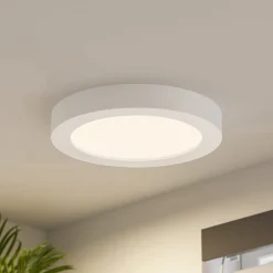 Prios LED-loftlampe Edwina, hvid, 25 cm, sæt med 3 stk