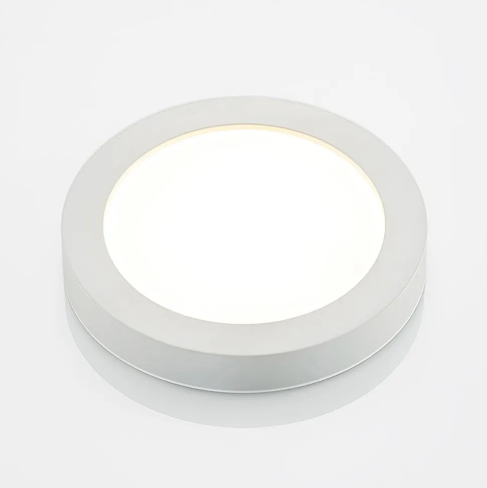 Prios LED-loftlampe Edwina, hvid, 25 cm, sæt med 3 stk