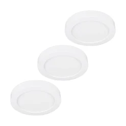 Prios LED-loftlampe Edwina, hvid, 12 cm sæt med 3 stk
