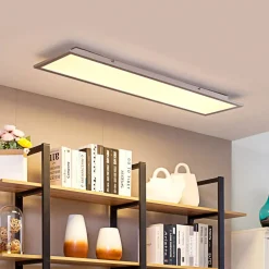 Prios LED-panel Gelora, CCT, 120 cm x 30 cm, fjernbetjening
