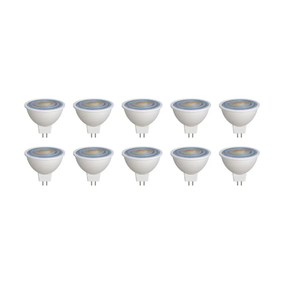Prios LED-reflektor GU5.3 7.5W 621lm 36° hvid 840 sæt med 10 stk