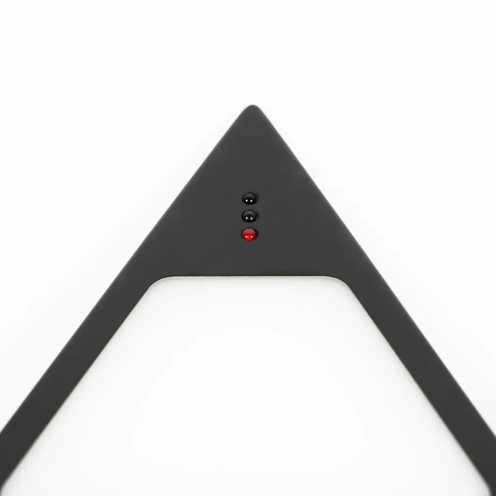 Prios Odia LED-underskabsbelysning, sort, sæt med 5 stk