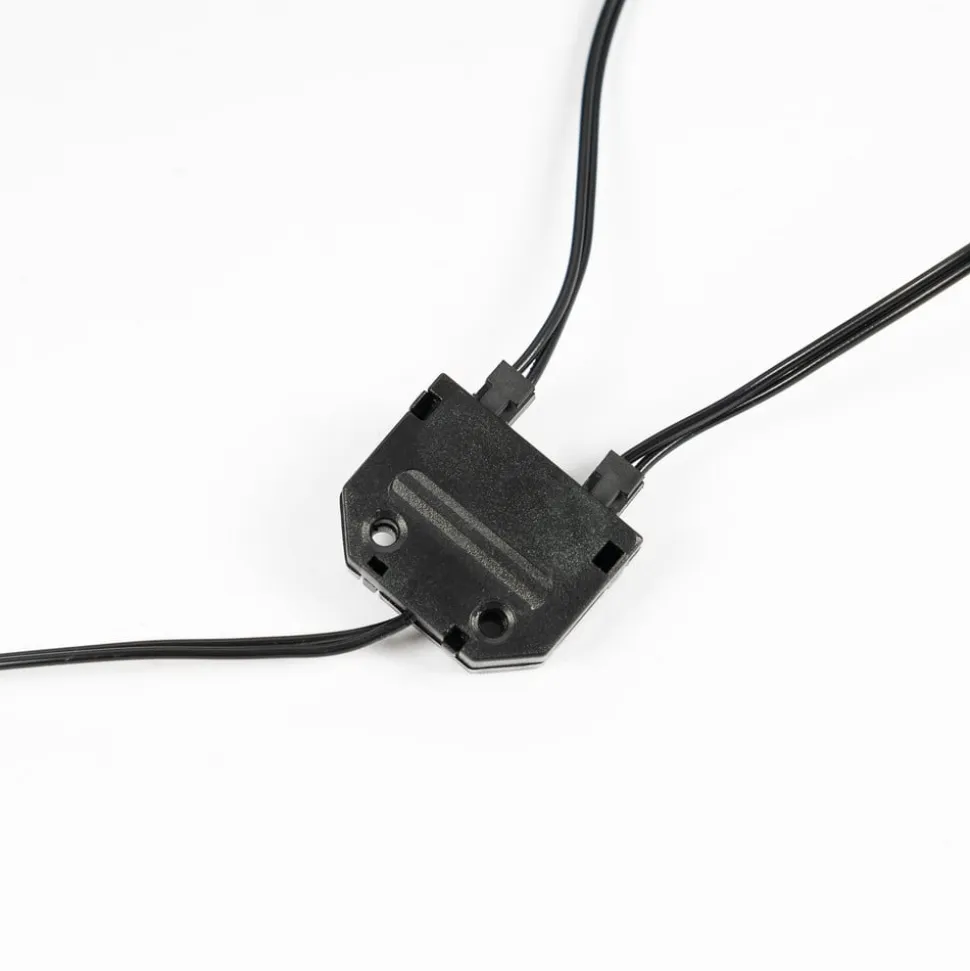 Prios Odia LED-underskabsbelysning, sort, 3 stk