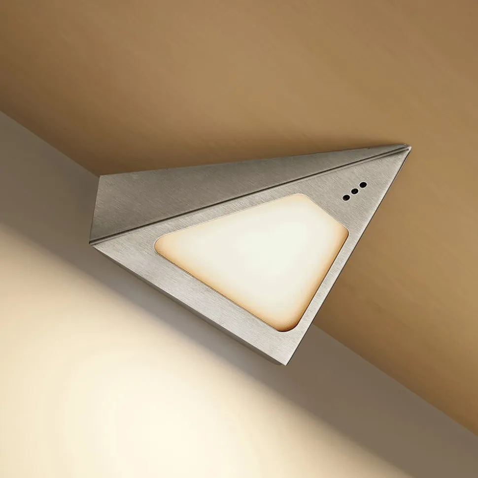 Prios Odia LED-underskabsbelysning, stål, 2 lyskilder.